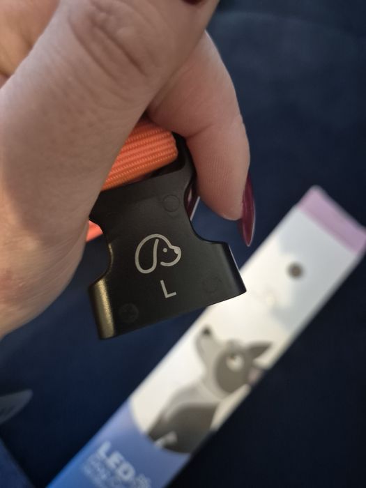 Obroża led, ładowana USB