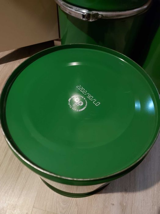 Beczka metalowa 30L z pokrywką, wiadro