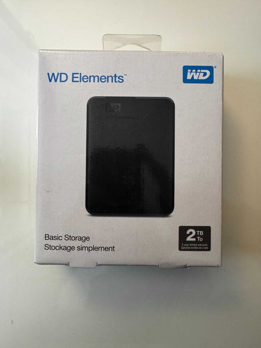 DYSK WD Elements Portable 2TB USB 3.0 Czarny nowe