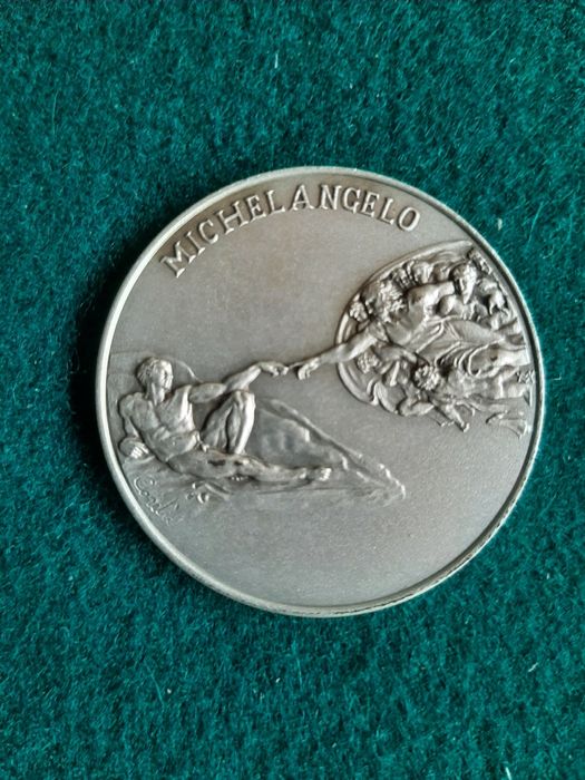 Medalha de prata do Museu do Vaticano