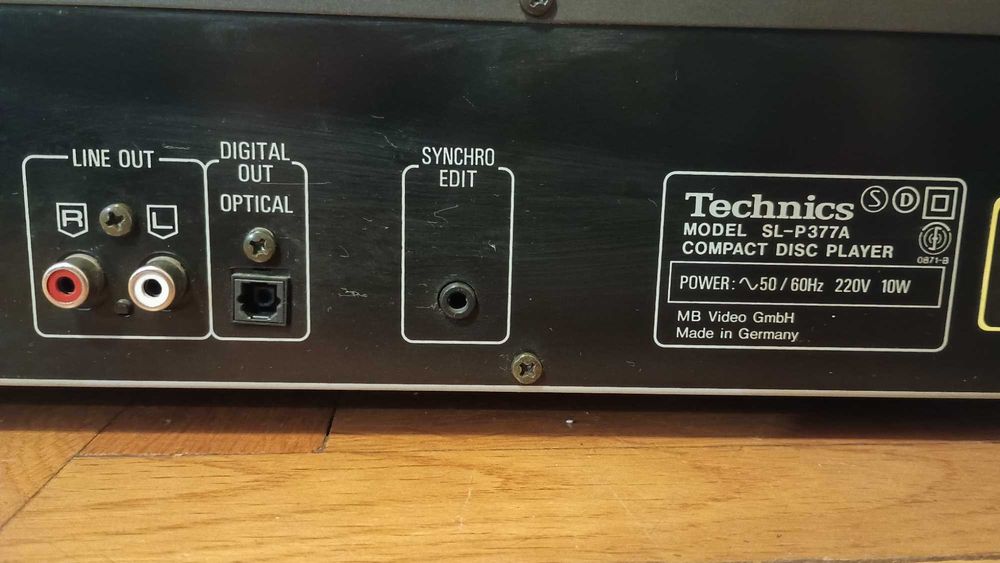 CD Technics SLP 377A Kultowy germany SPDiF