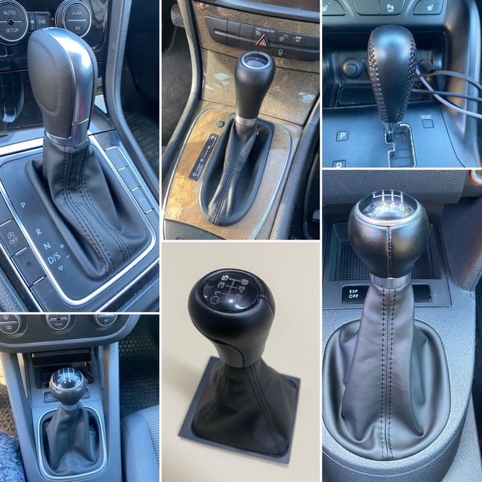 Перетяжка ручки та чохла кпп. Пошив салона.Перетяжка руля. Пустомити.