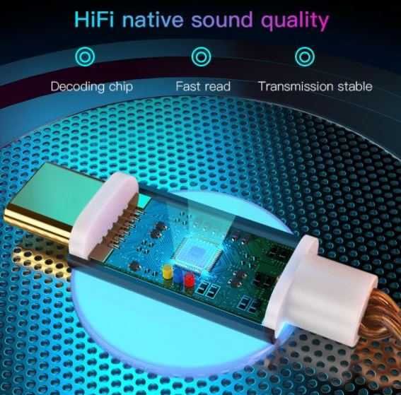 Усилитель для наушников, USB Type-C, ЦАП, DAC, 32 бит, 384 кГц. НОВЫЙ ...