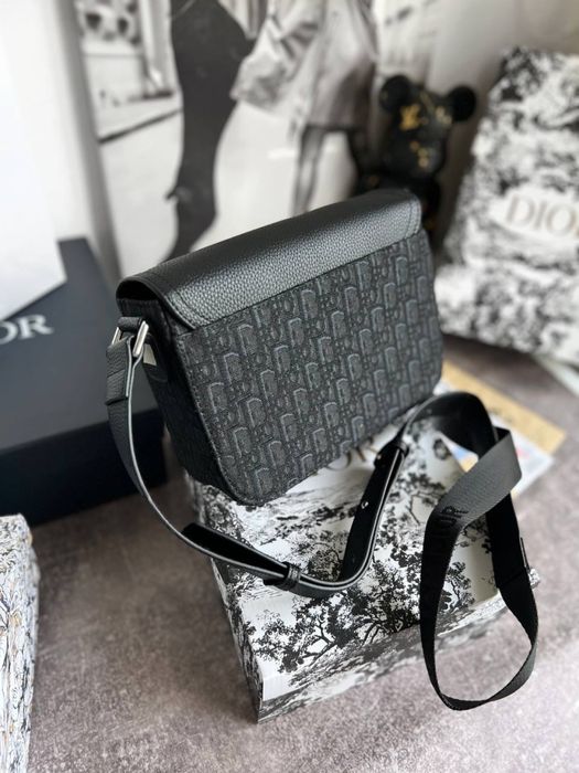 Сумка чоловіча Christian Dior кристиан диор CD діор чорна мужская