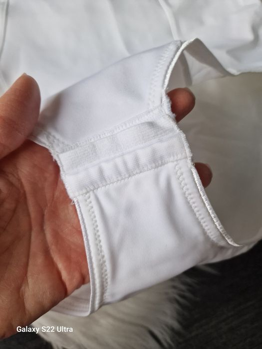 Piękne, białe body modelujące z fiszbinami, Triumph,  Shape Sensation  75B