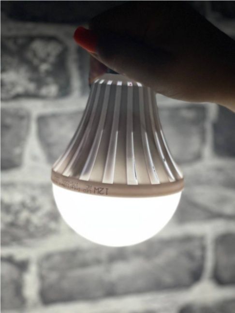 лампа світлодіодна  LED E27 12W з акумулятором