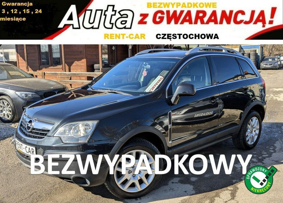 Opel Antara 2.0D*126PS*OPŁACONY*Bezwypadkowy*Klimatronik Skóra*Serwis*GWARANCJA24M