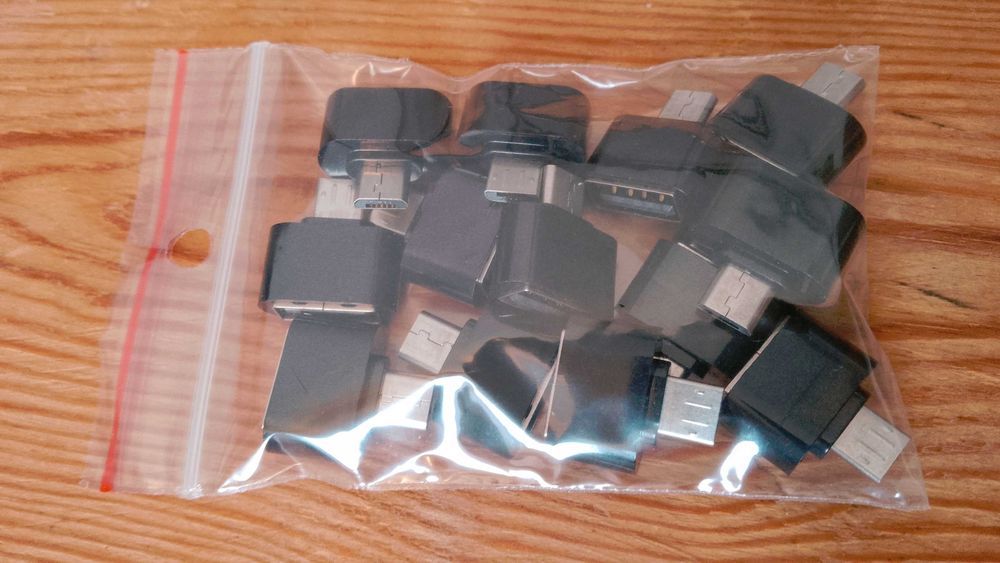 Przejściówka microUSB - USB