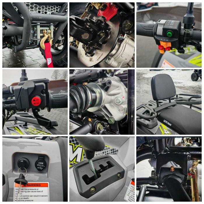 SZTORM OVERLAND 350 4X4 /mocny quad do terenu | LED || Raty | Dostawa