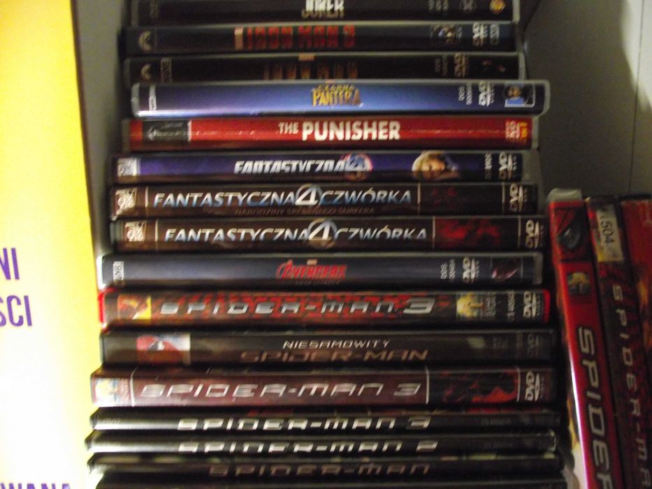 Marvel, Dc Comics, spiderman, wonder women, kolekcja dvd film