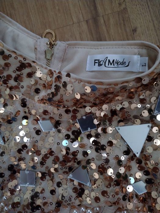 Sukienka damska M 38 cekiny