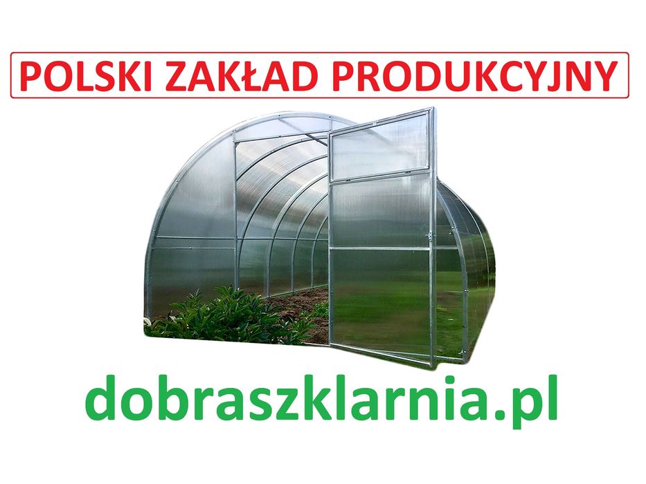 Szklarnia z poliwęglanu 3x4 3x6 3x8 3x10 3x12 PRODUCENT DOSTAWA GRATIS