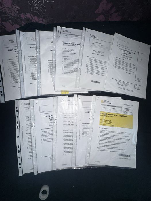❗️opis❗️ matura giga zestaw geografia rozszerzona - matura, arkusze,itd