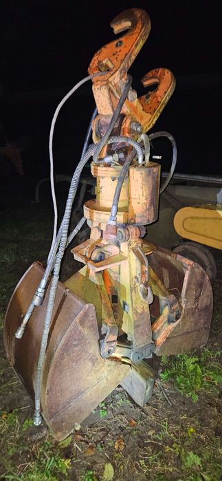 Łyżka czerpakowa, obrotowa, chwytak