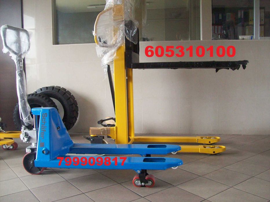 Nowy wózek paletowy ręczny paleciak wózek masztowy elektryczny Rak