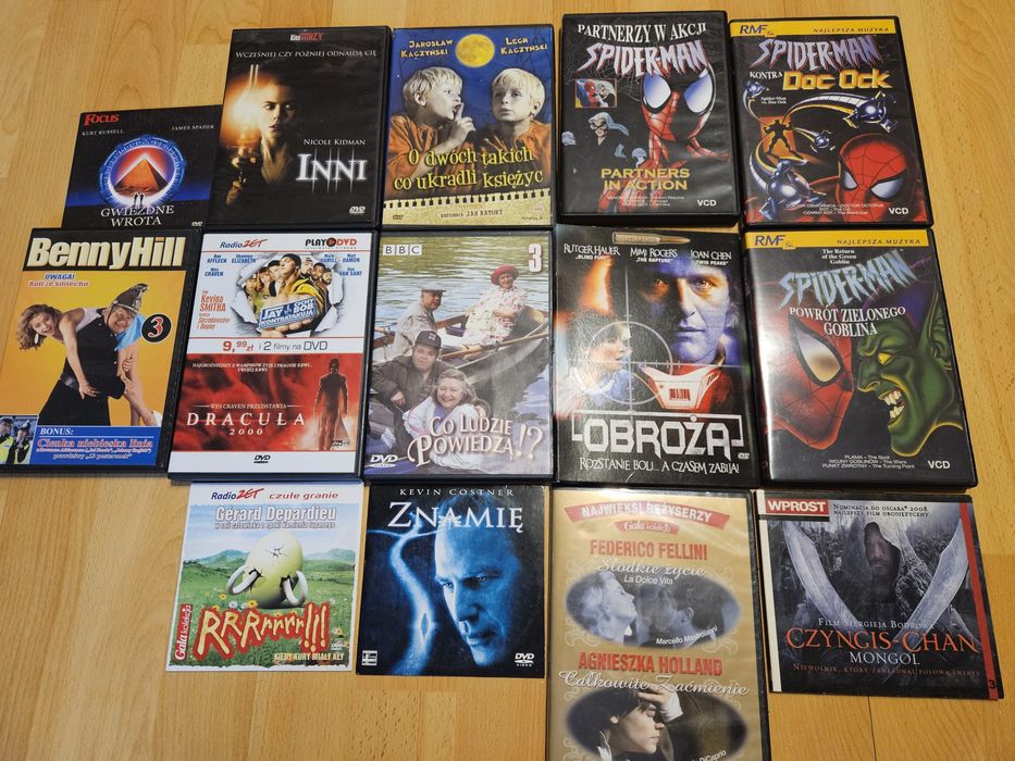 Filmy DVD i vcd .