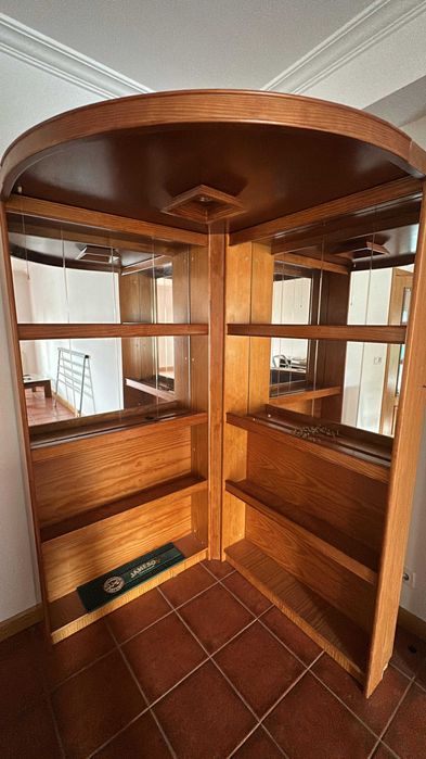 Bar de canto para sala