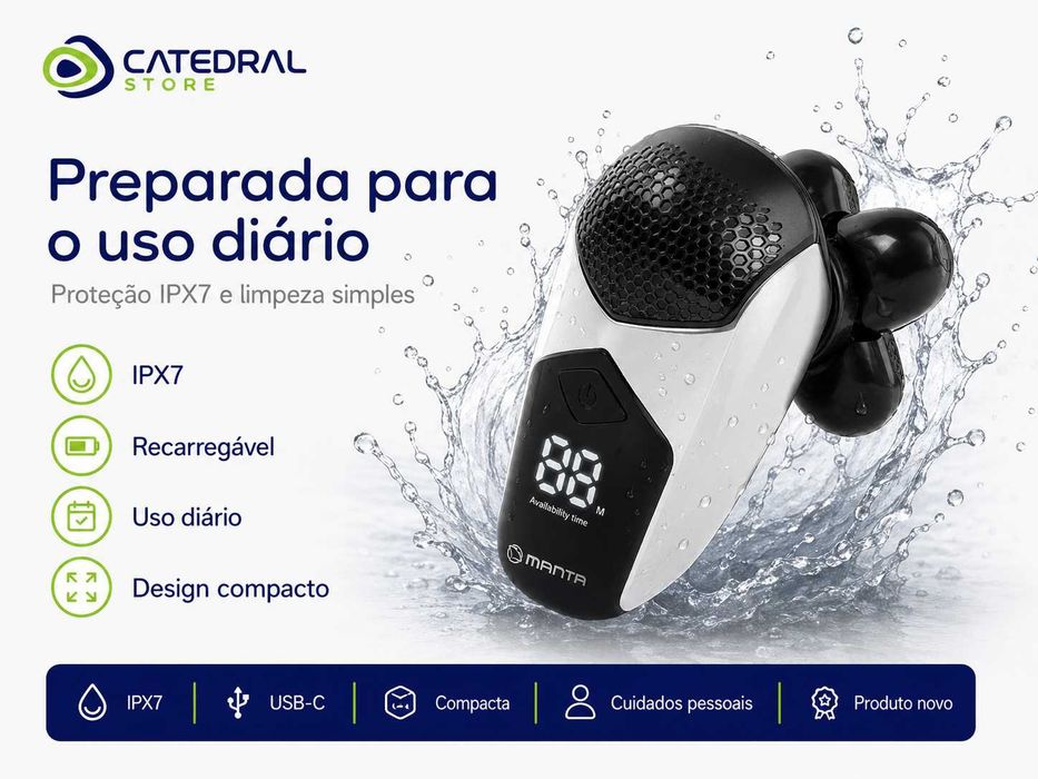 Máquina de Barbear Cabelo e Barba 4 em 1 MANTA