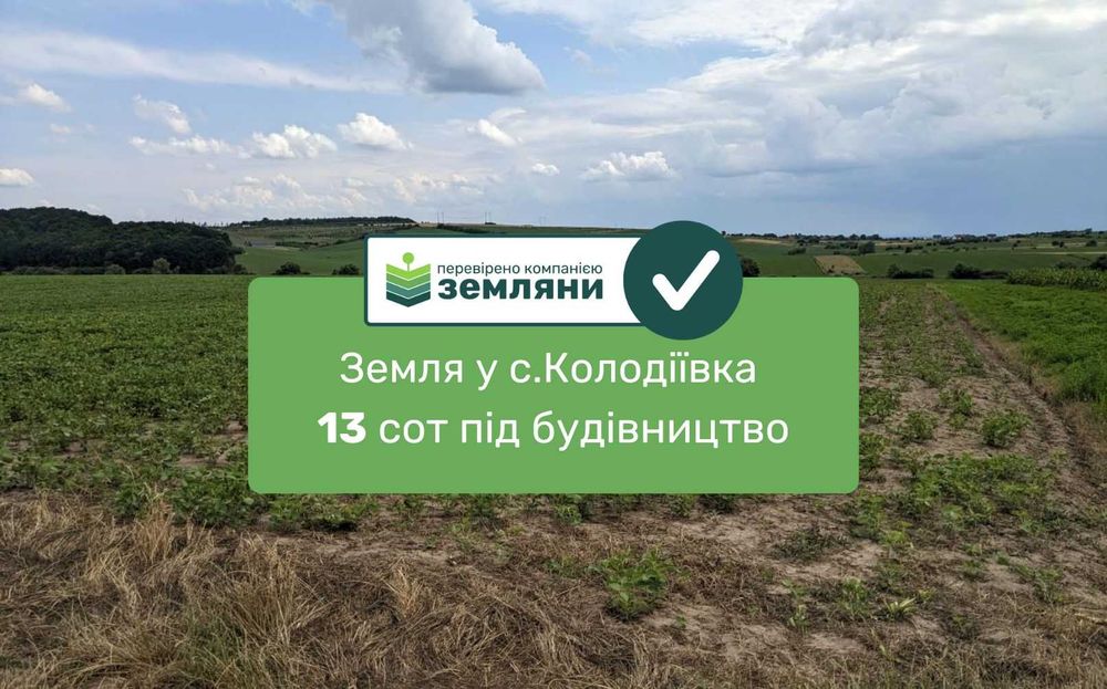 Земля 13 соток в с.Колодіївка,урочище "Нива" під будівництво (5)