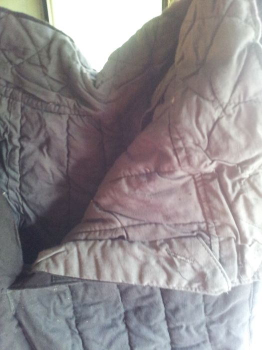 Штаны,брюки теплые зимние стеганые ,спецовка,конкретно теплые,черные с