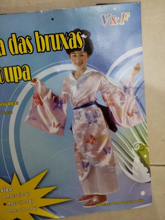 Fantasia de Chinesa Nova - 7 aos 10 anos