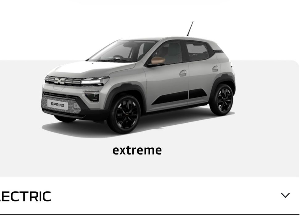Dacia Spring extreme 100 novo