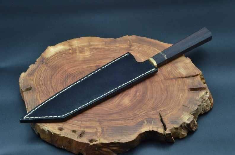 Японський ніж дамаск ручної роботи, для суші, сашимі, філе суши.