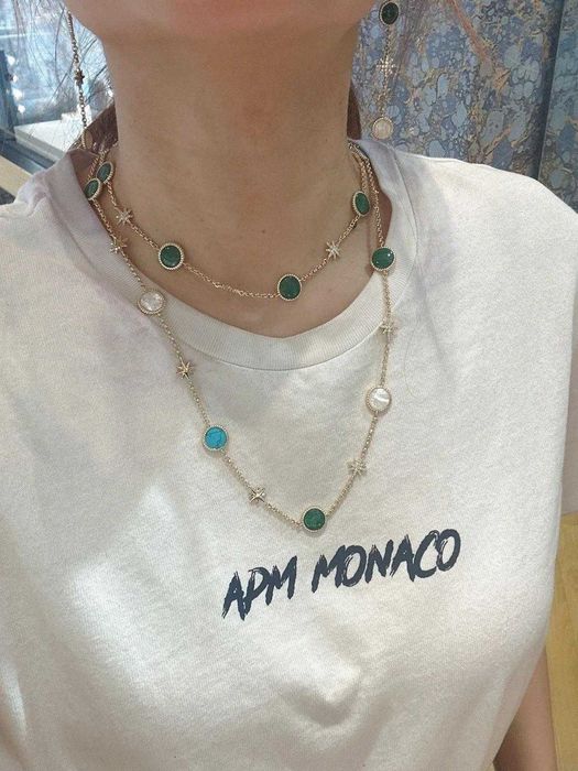 Naszyjnik APM Monaco Gold Shooting Star – regulowana długość