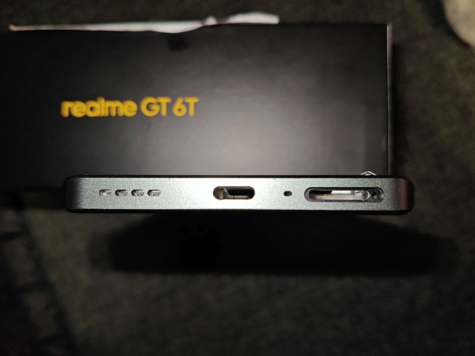 Дисплей AMOLED Realme GT 6T в зборі з сенсором і рамкою green