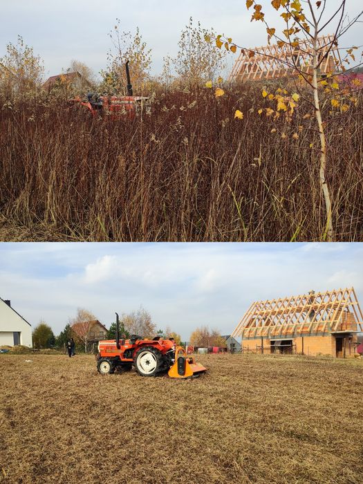 Uslugi Ogrodnicze Rębak, koparka, glebogryzarka, koszenie, przekopywan