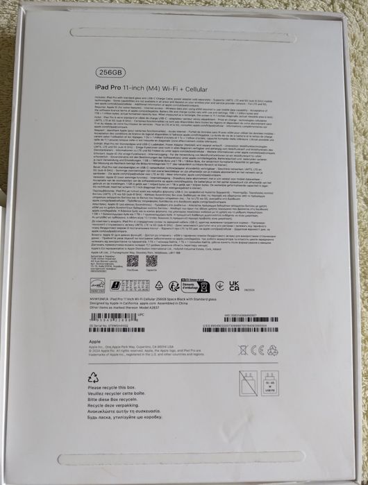 Apple iPad Pro M4 256 Space Black