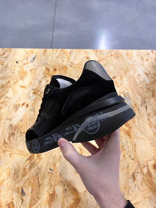 Premiata Moerun оригинал мужские черные кроссовки новые