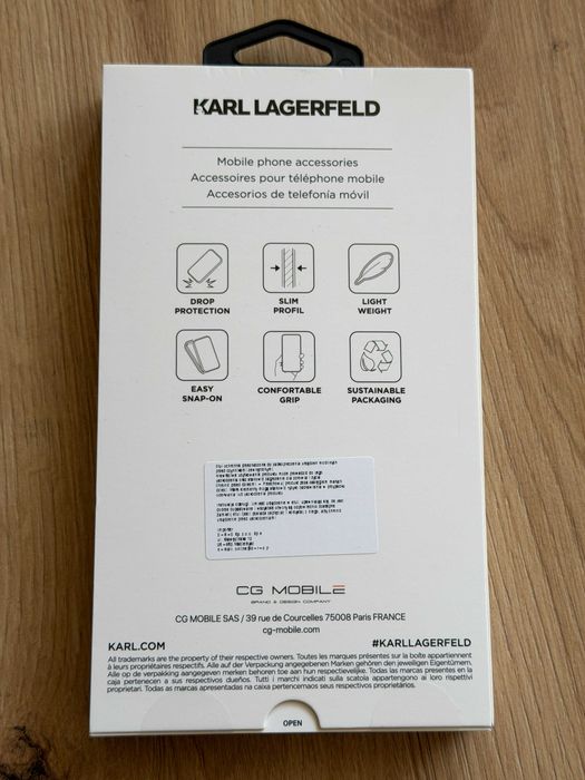 Nowe oryginalne Etui Karl Lagerfeld iPhone 17 Pro Max z MagSafe