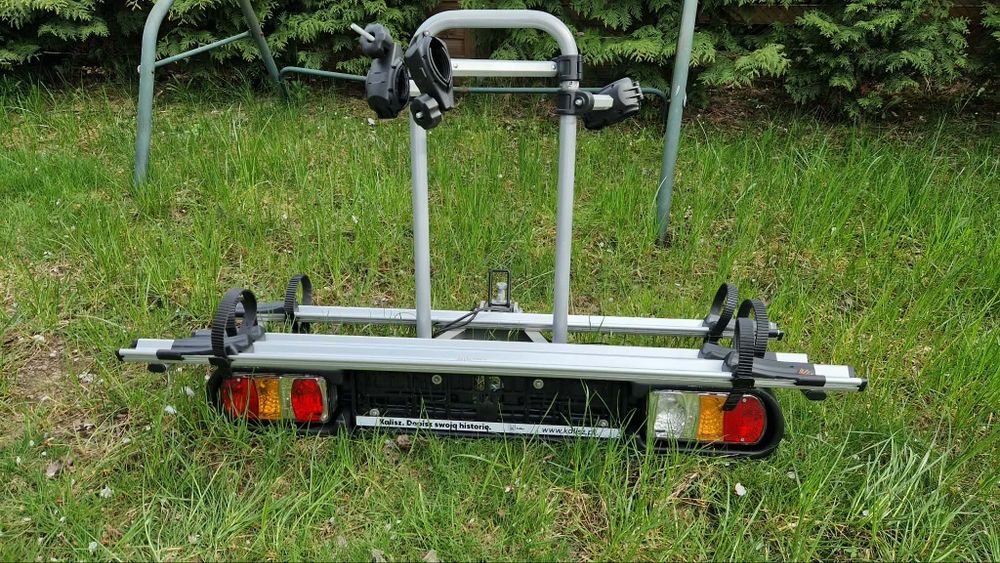 Bagaznik na 3 rowery na hak uchylny