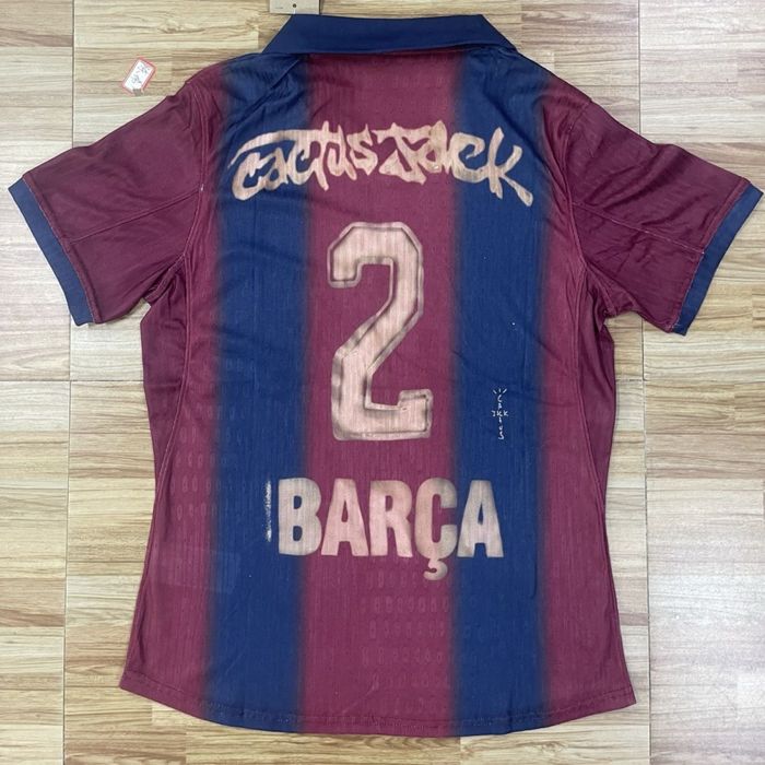 Cactus Jack x Nike x FC Barcelona retro 2000/01 Home