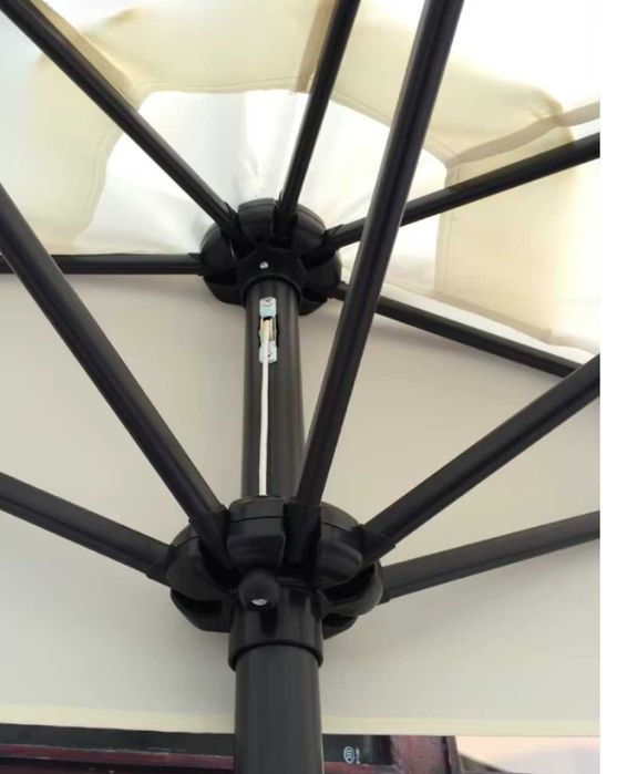 Parasol ogrodowy PÓŁPARASOL ŚCIENNY na taras balkon  2,7m