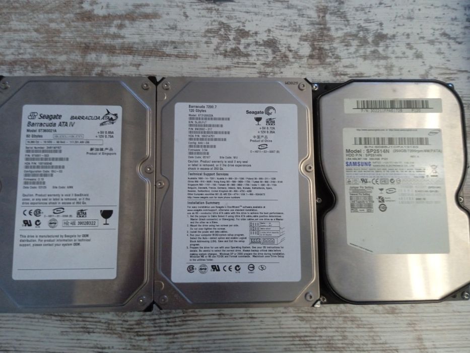HDD жосткие диски для настольных ПК.