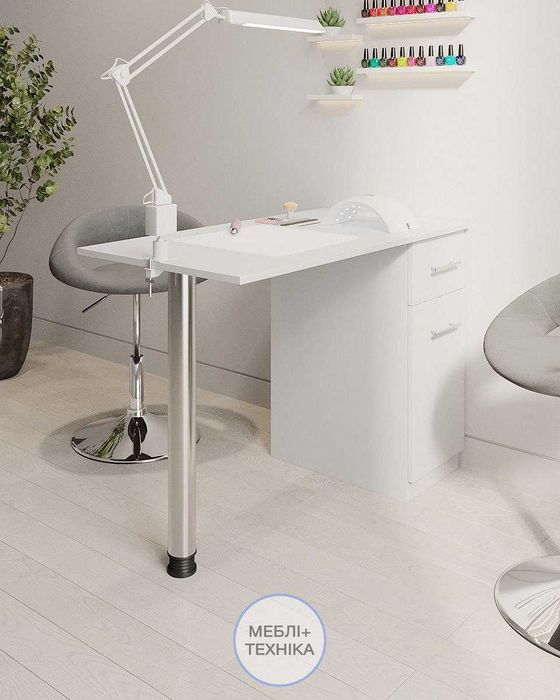 НОВИЙ стіл для манікюру з тумбою полички ящики