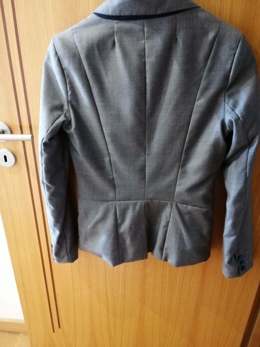 Blaser pull and bear cinza tam s