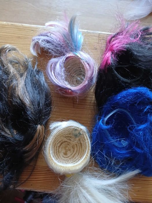 Аксесуари для Барбі-перуки,силіконові шапочки