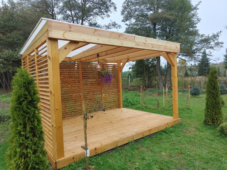 Pergola drewniana Altana wolnostojaca 4x3 Montaż Gratis