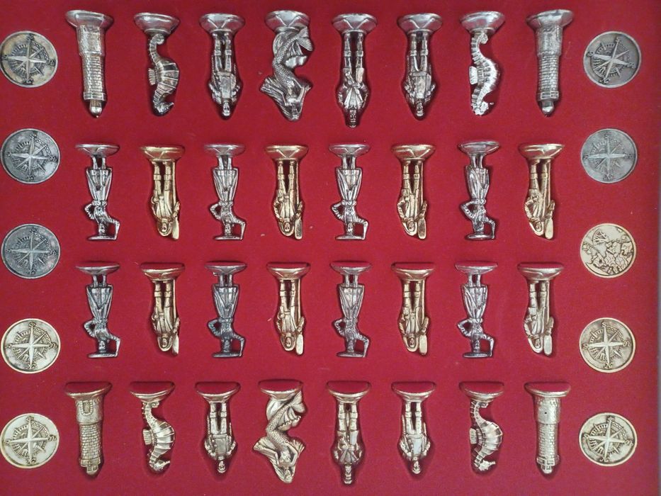 Jogos Damas e Xadrez completo - Tesouros dos Oceanos