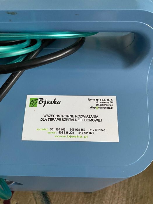 Koncentrator wodoru z nawilżaczem