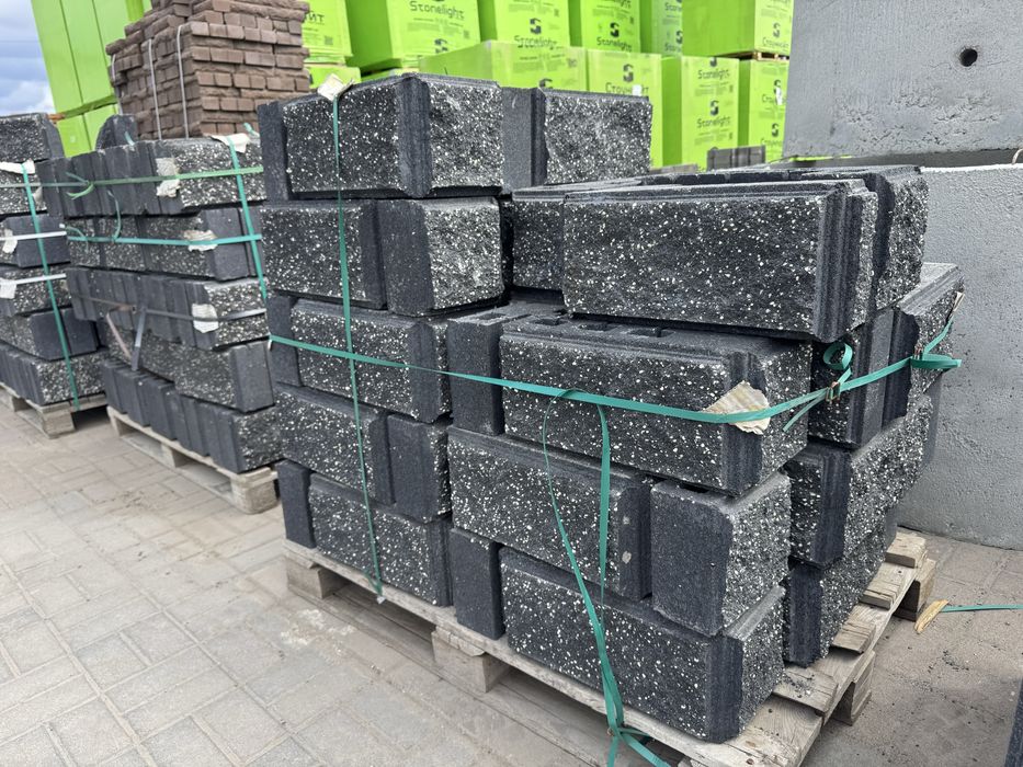 Блок на паркан Колотий блок Гладкий блок Будівельні блоки Бруківка