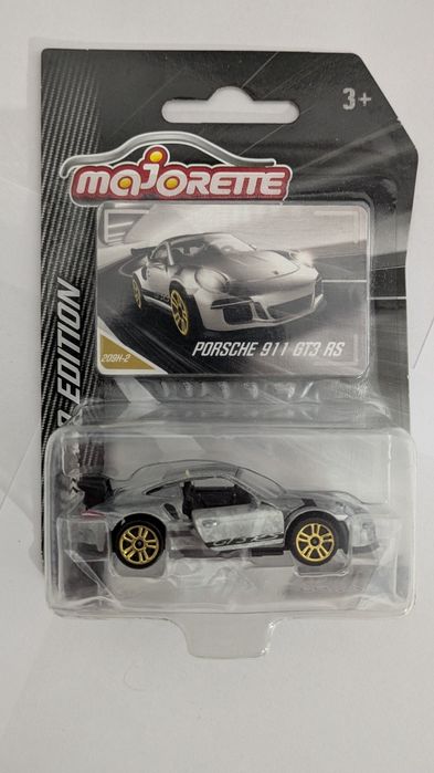 Majorette limited edition ZAMAC Porsche 911 GT3