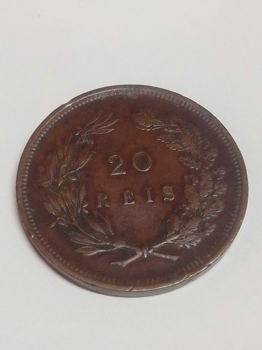 Moeda antiga de 20 réis