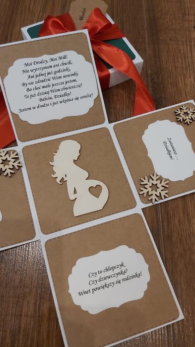 zostaniesz tatą babcią dziadkiem zostaniecie dziadkami exploding box