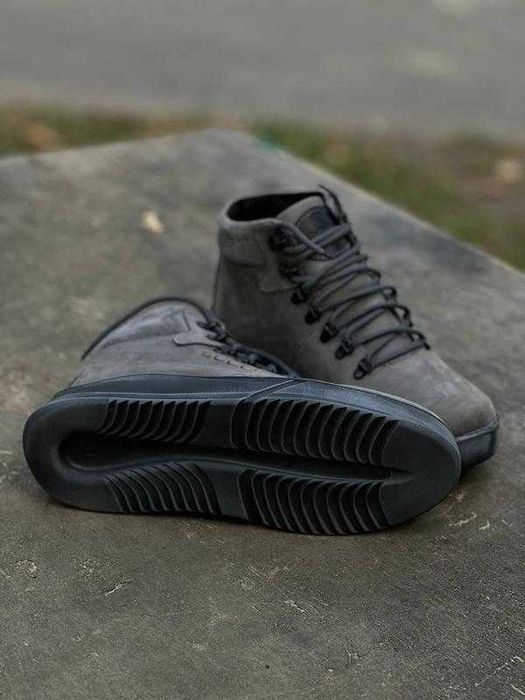 Мужские зимние ботинки Чоловічі черевикиизнатуральнойкожи.ECCOТрицвета