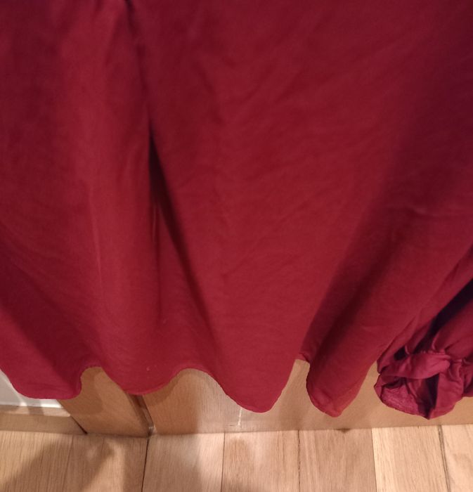 Blusa S(Massimo Dutti)algodão bordeaux
