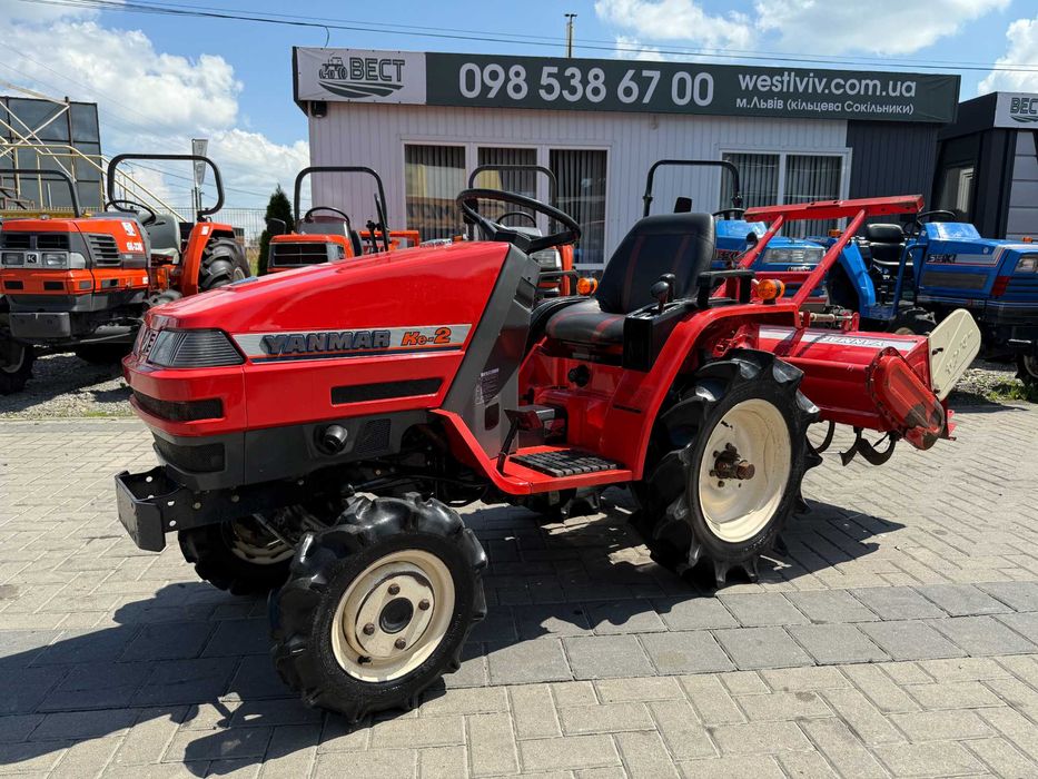 японський трактор міні трактор YANMAR ke 2 + фреза